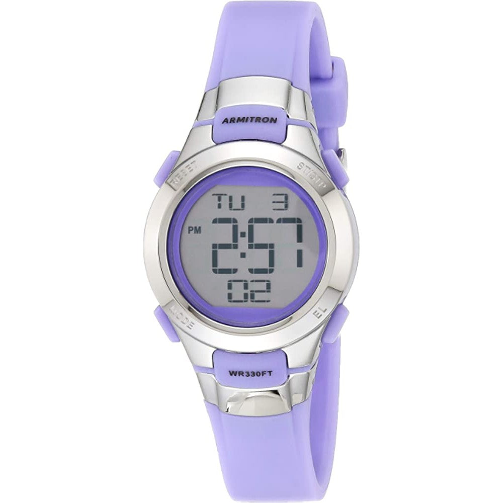 Armitron Sport Women's Digital Chronograph Resin Strap Watch, 45/7012 - PUS