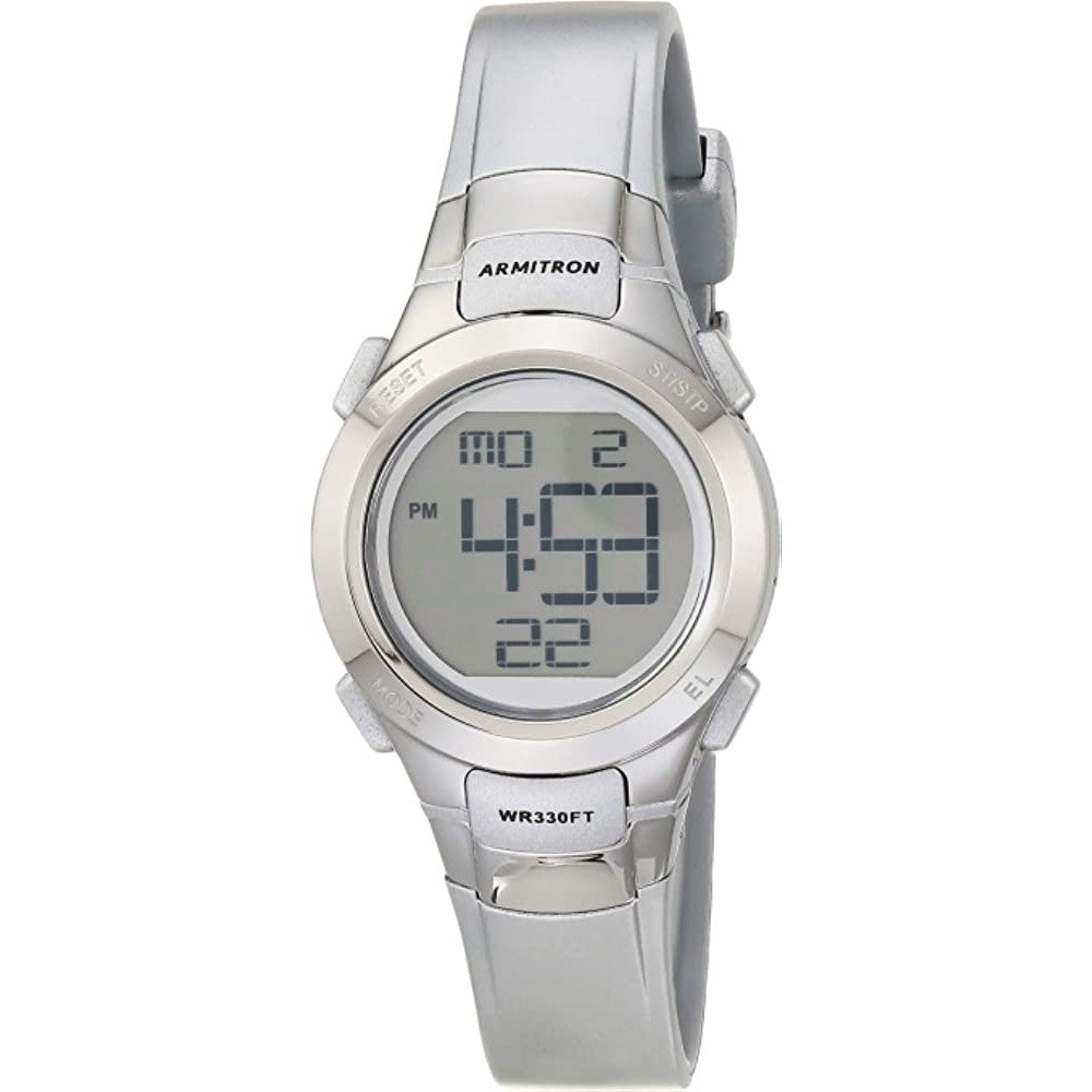 Armitron Sport Women's Digital Chronograph Resin Strap Watch, 45/7012 - SL