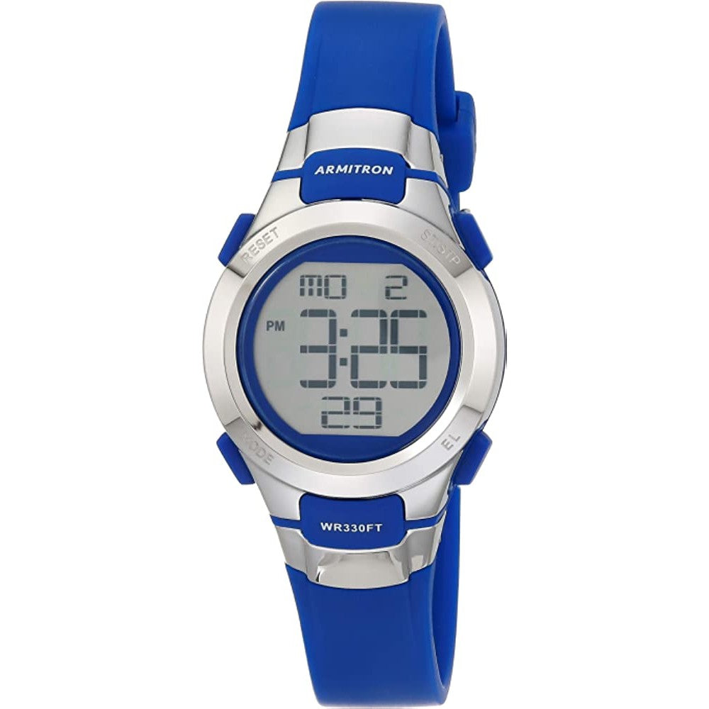 Armitron Sport Women's Digital Chronograph Resin Strap Watch, 45/7012 - BLS