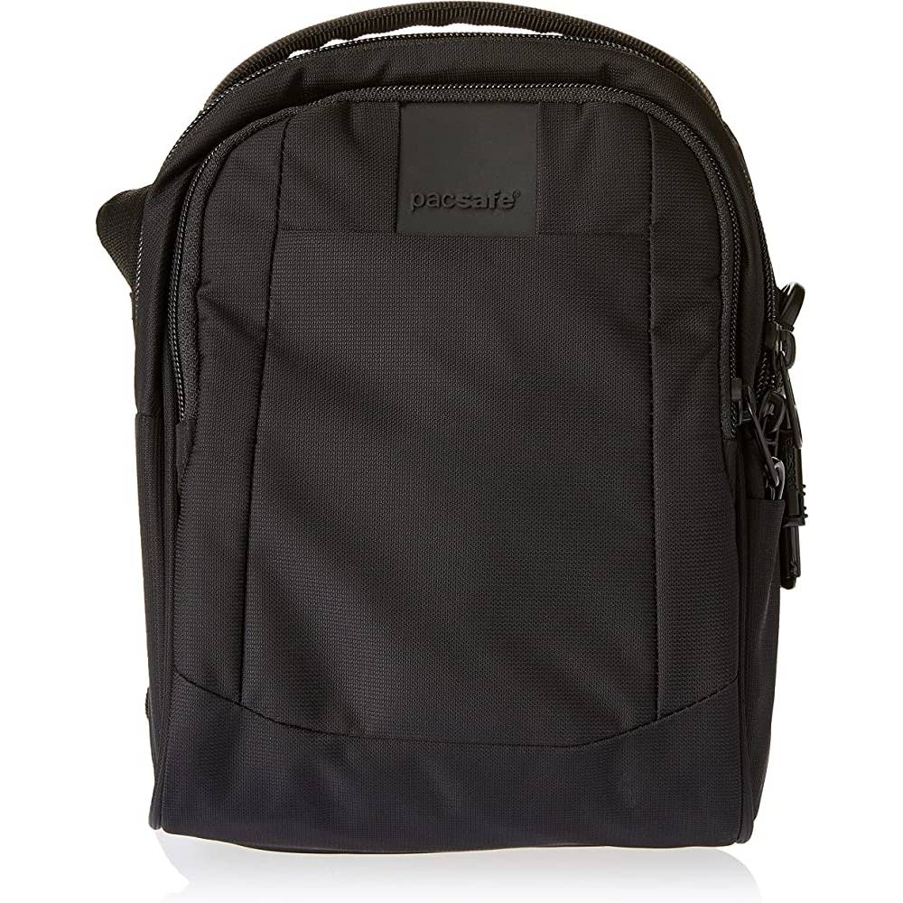 Pacsafe Metrosafe LS100 3 Liter Anti Theft Shoulder Bag - Fits 7 inch Tablet, black - B