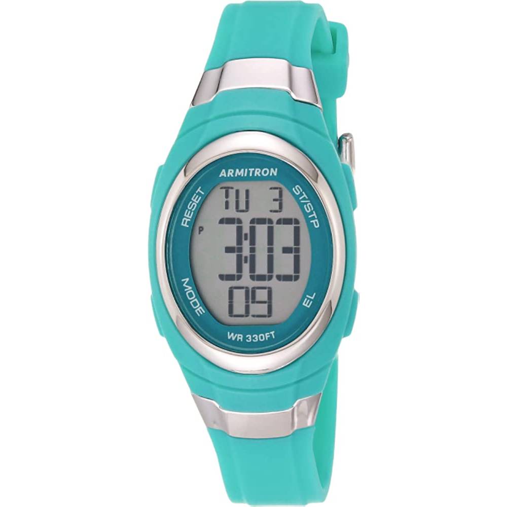 Armitron Sport Women's Digital Chronograph Resin Strap Watch, 45/7034 - TS