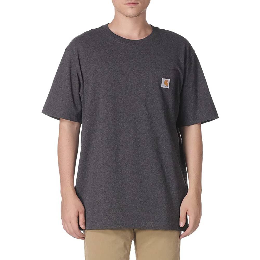Carhartt Men's Loose Fit Heavyweight Short-Sleeve Pocket T-Shirt | Multiple Colors and Sizes - CH