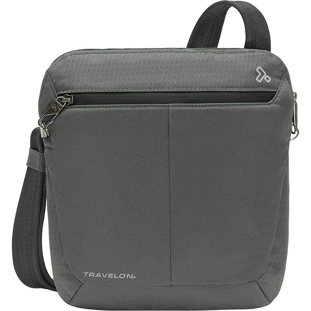 Travelon Anti-Theft Active Small Crossbody, Charcoal | Multiple Colors - CH