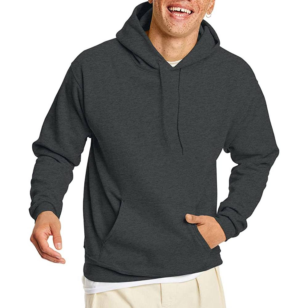 Hanes Men's Sweatshirt, EcoSmart Fleece Hoodie, Cotton-Blend Fleece Hooded Sweatshirt, Plush Fleece Pullover Hoodie | Multiple Colors - CHH