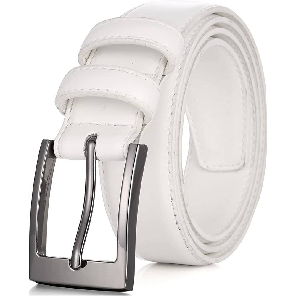 Marino’s Men Genuine Leather Dress Belt with Single Prong Buckle | Multiple Colors - CBR