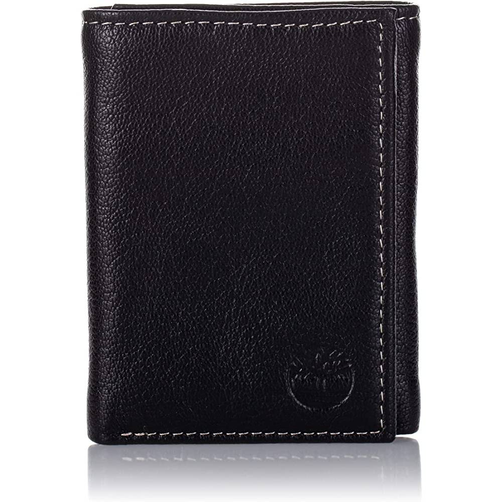 Timberland Men's Genuine Leather RFID Blocking Trifold Wallet | Multiple Colors - B