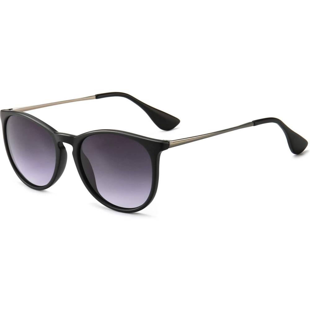SUNGAIT Vintage Round Sunglasses for Women Men Classic Retro Designer Style | Multiple Colors - GGRL