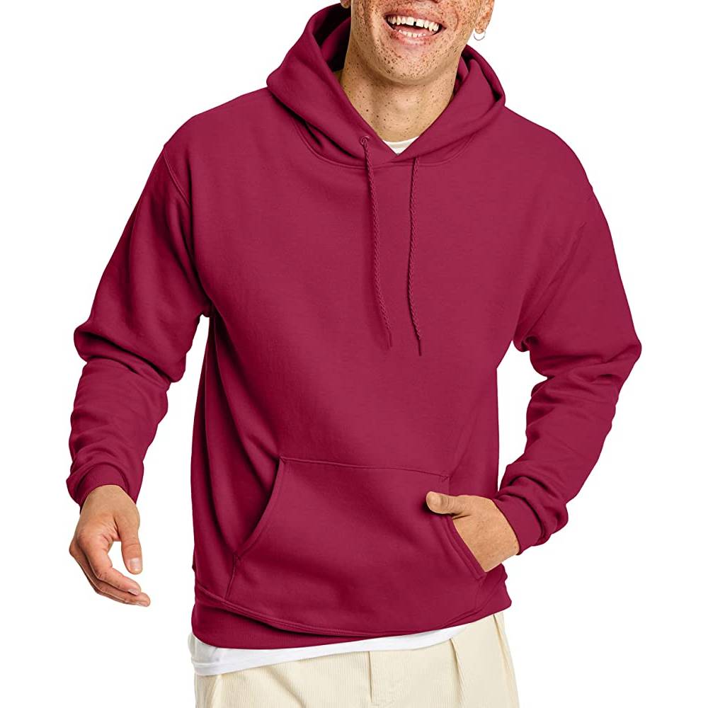 Hanes Men's Sweatshirt, EcoSmart Fleece Hoodie, Cotton-Blend Fleece Hooded Sweatshirt, Plush Fleece Pullover Hoodie | Multiple Colors - CA