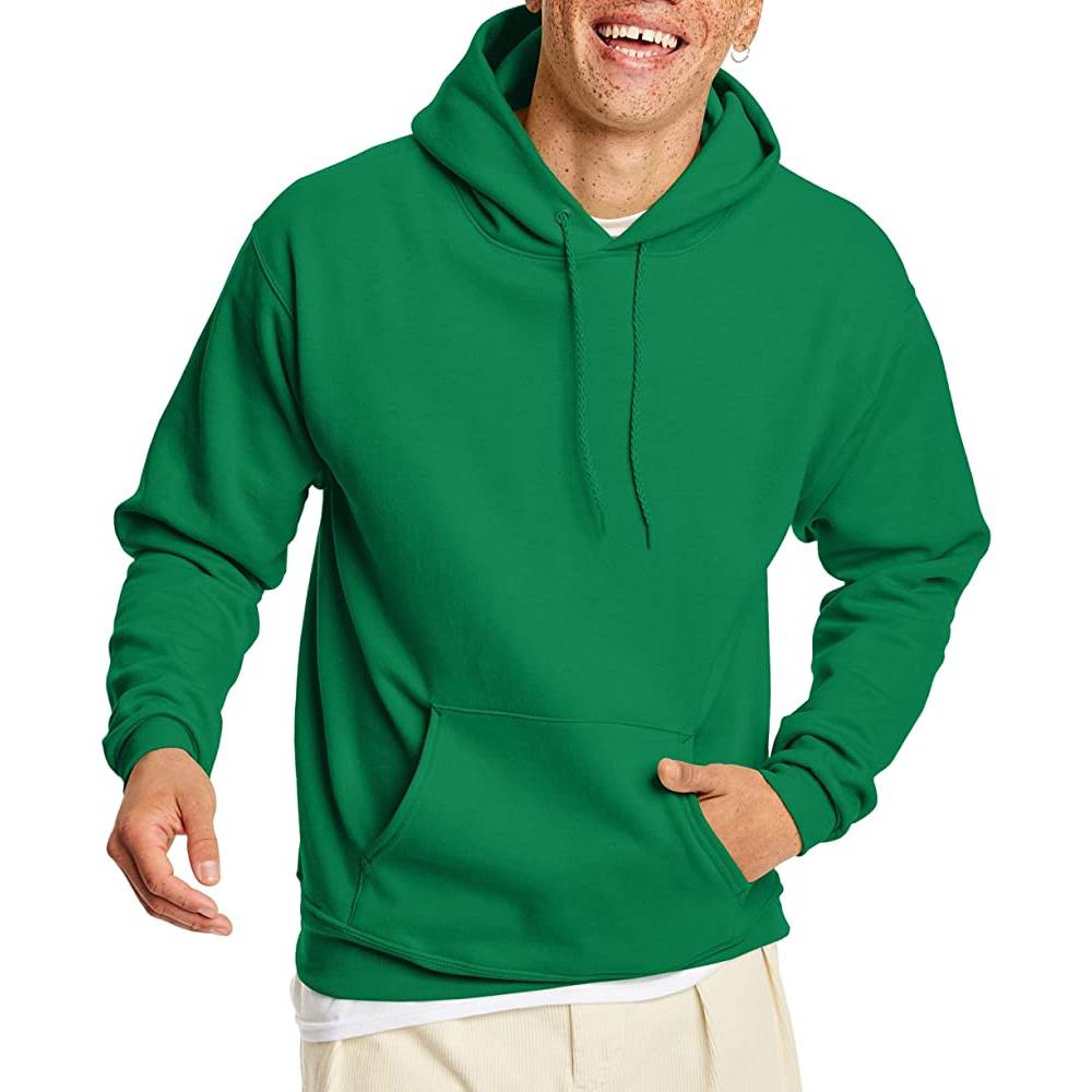 Hanes Men's Sweatshirt, EcoSmart Fleece Hoodie, Cotton-Blend Fleece Hooded Sweatshirt, Plush Fleece Pullover Hoodie | Multiple Colors - KGR