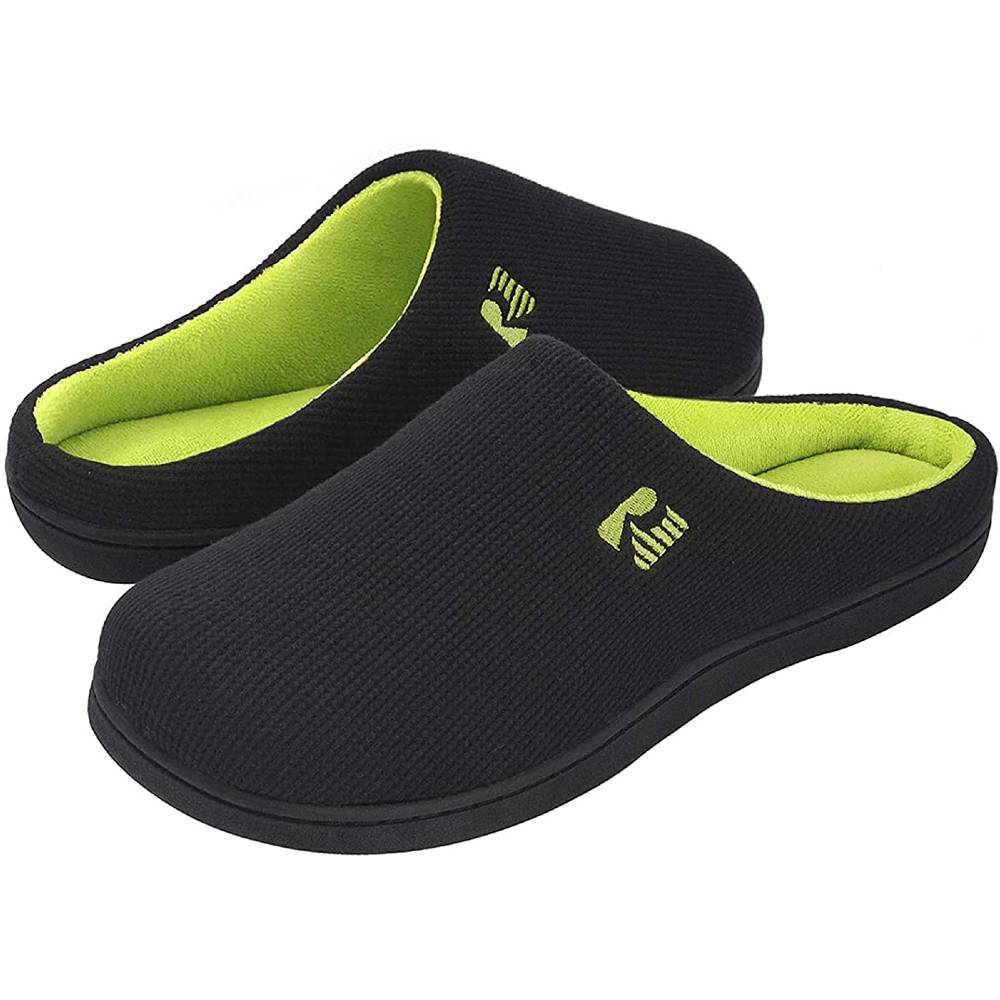 RockDove Men's Original Two-Tone Memory Foam Slipper | Multiple Colors - BLI