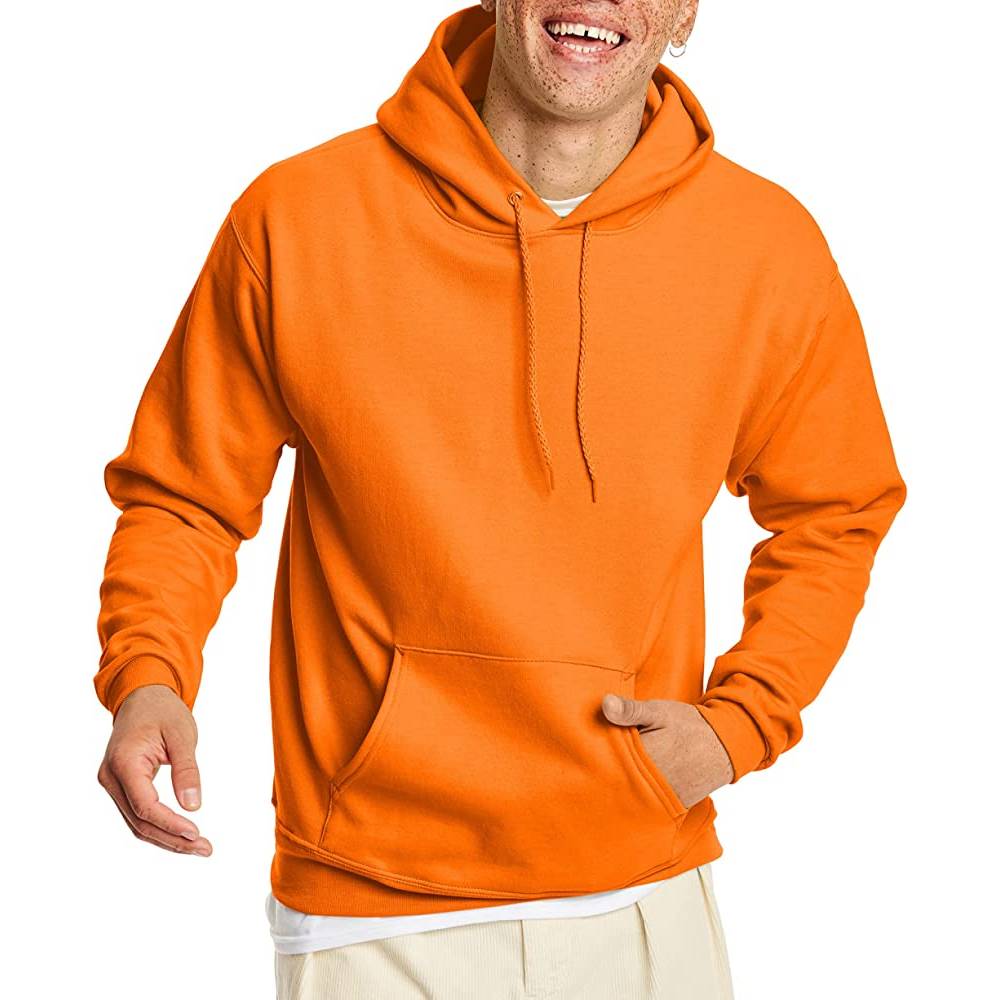 Hanes Men's Sweatshirt, EcoSmart Fleece Hoodie, Cotton-Blend Fleece Hooded Sweatshirt, Plush Fleece Pullover Hoodie | Multiple Colors - SOR