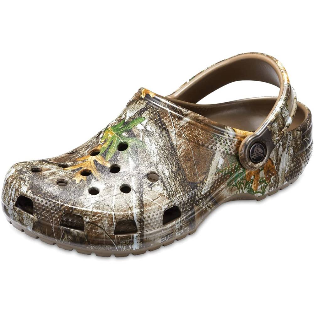 Crocs Men's and Women's Classic Realtree Clog | Camo Shoes | Multiple Colors and Sizes - WA