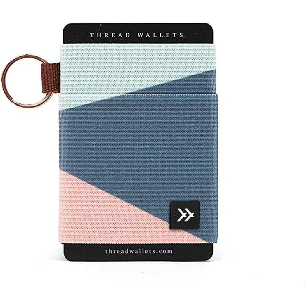 Slim Minimalist Elastic Wallet for Men & Women | Small Credit Card Holder for Front Pocket (Black) | Multiple Colors - FL