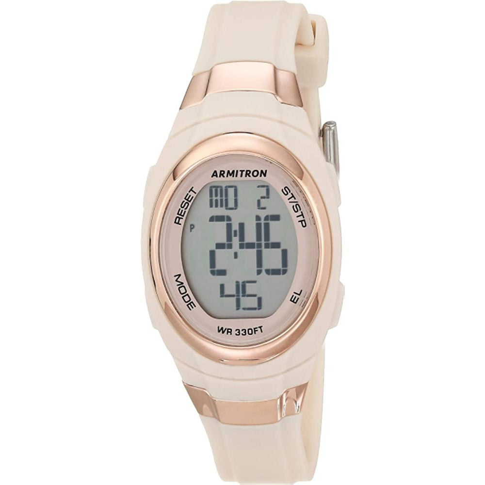 Armitron Sport Women's Digital Chronograph Resin Strap Watch, 45/7034 - PRG