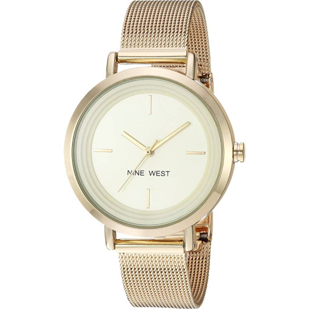 Nine West Women's Mesh Bracelet Watch - G