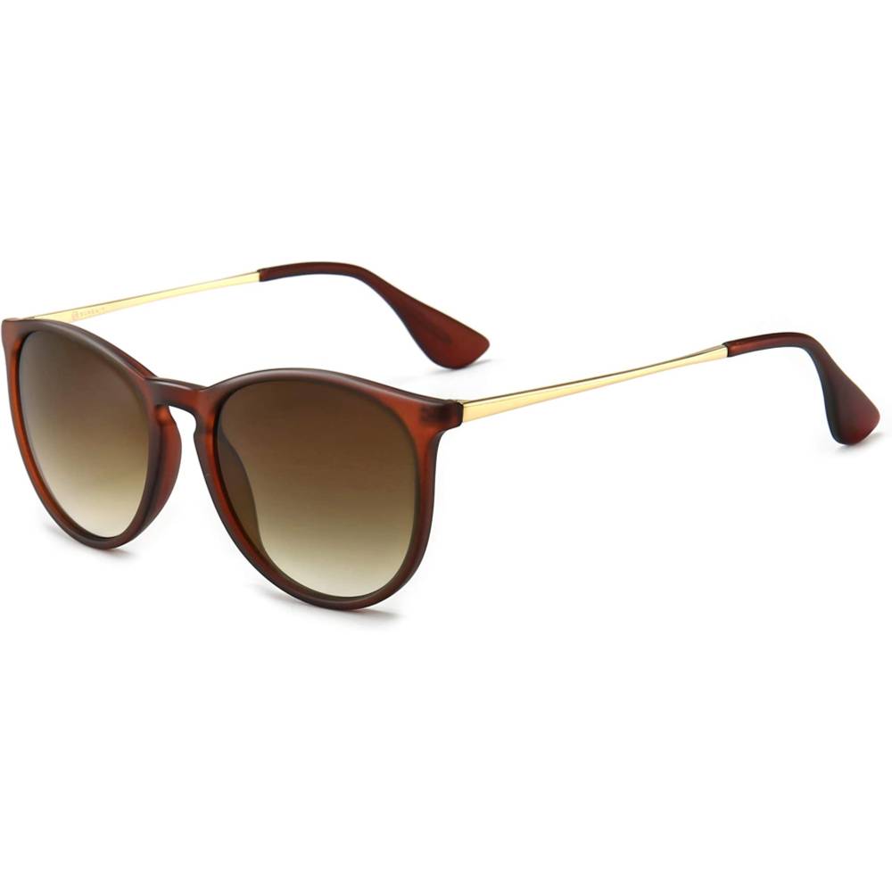 SUNGAIT Vintage Round Sunglasses for Women Men Classic Retro Designer Style | Multiple Colors - RBFMF