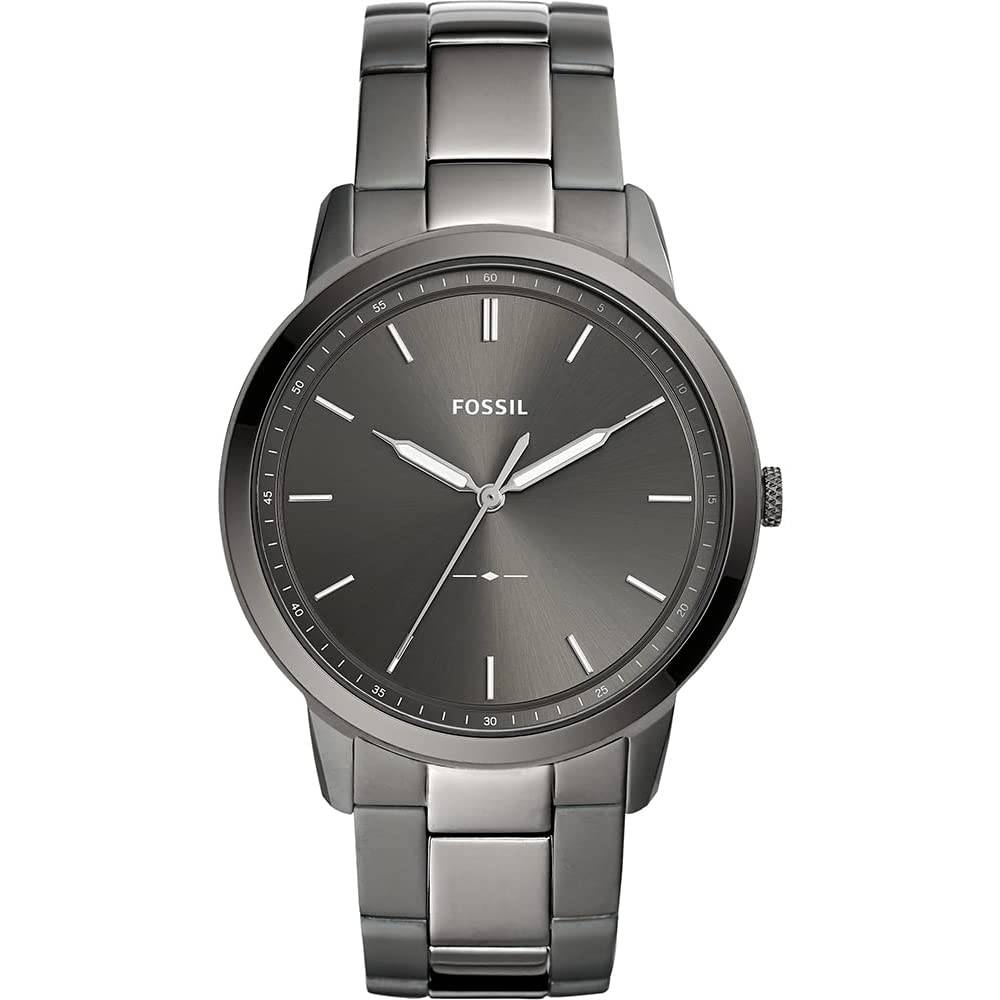 Fossil Men's Minimalist Stainless Steel Slim Casual Watch | Multiple Colors - SM