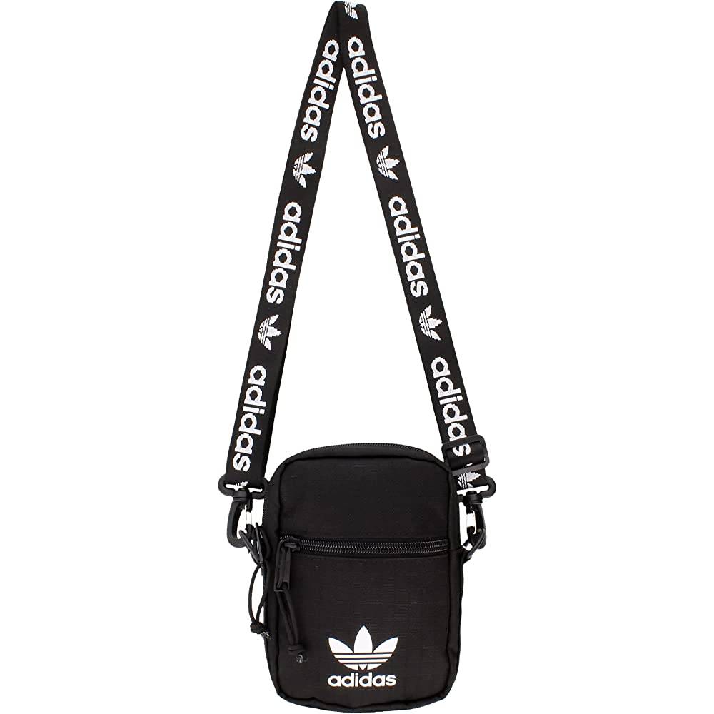 Adidas Originals Festival Crossbody Bag, Black/White, One Size