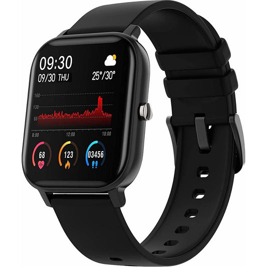 Fitness Tracker Blood Pressure Heart Rate Monitor Blood Oxygen Activity Pedometer Big Fitness Tracker Sleep Monitor for Men - B