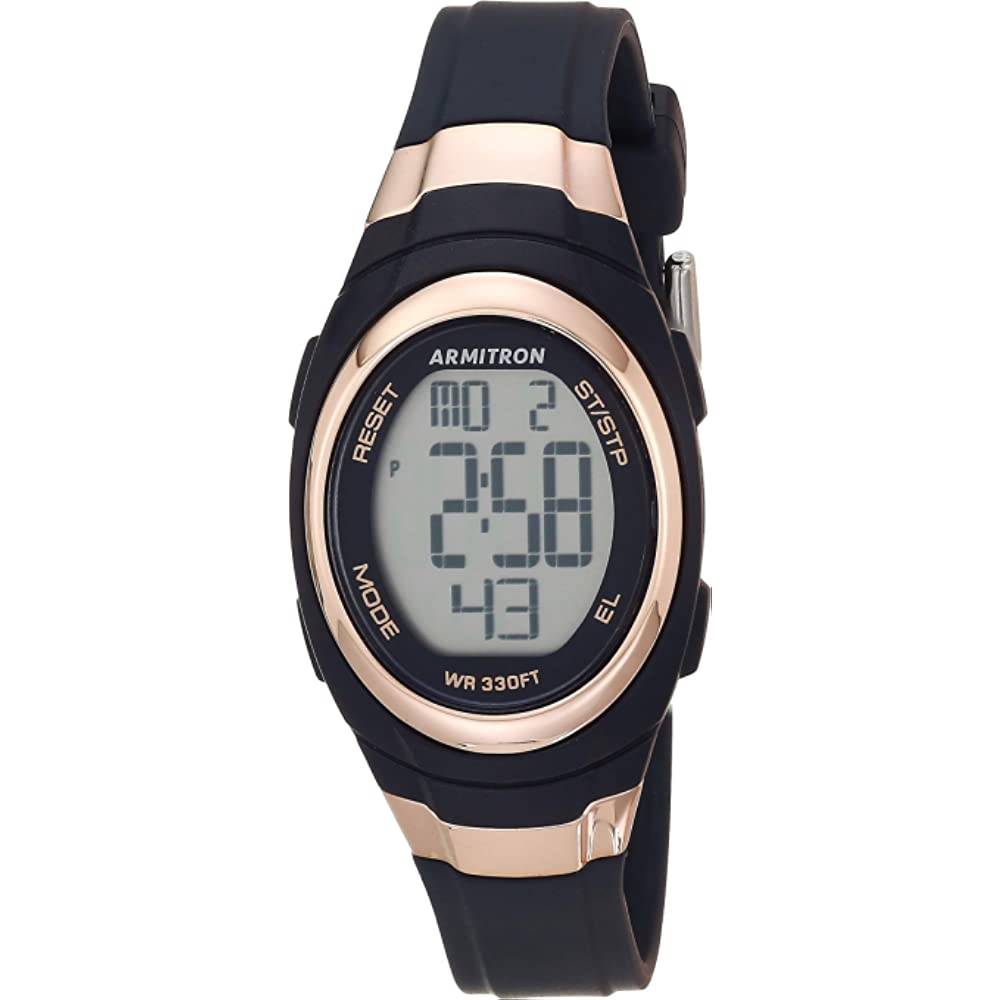 Armitron Sport Women's Digital Chronograph Resin Strap Watch, 45/7034 - NBRG