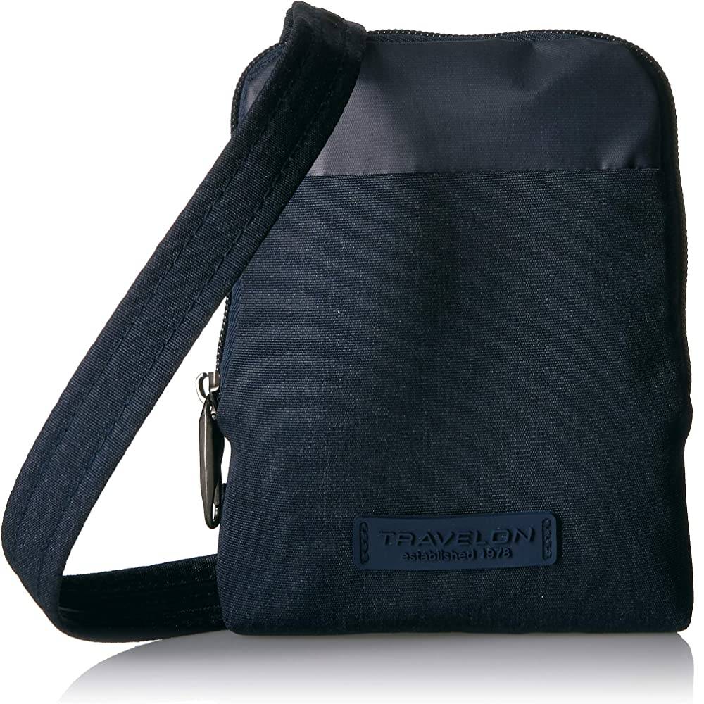 Travelon Anti-Theft-Metro-Stadium Mini Crossbody Bag, Black, 4.5 x 6 x 1 | Multiple Colors - NHE