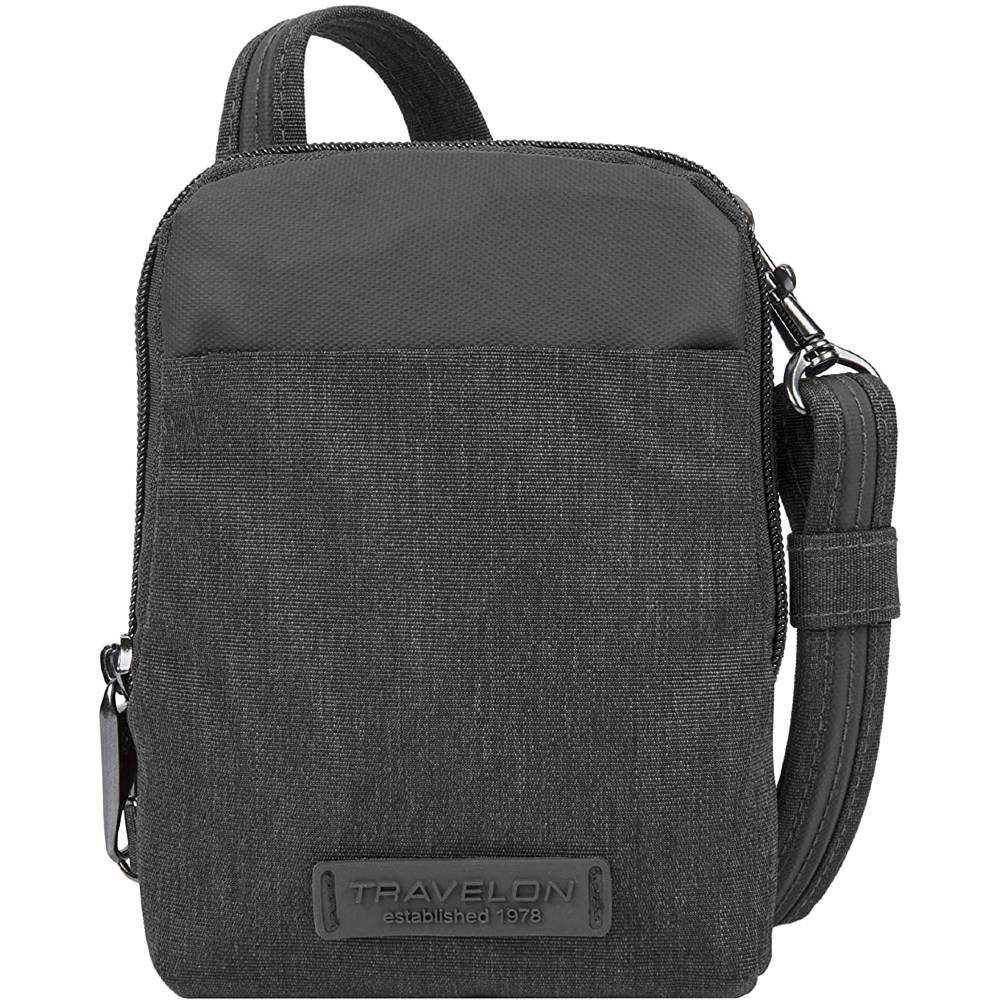 Travelon Anti-Theft-Metro-Stadium Mini Crossbody Bag, Black, 4.5 x 6 x 1 | Multiple Colors - GR