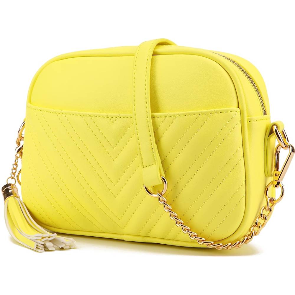Lola Mae Quilted Crossbody Bag, Trendy Design Shoulder Purse | Multiple Colors - LIY