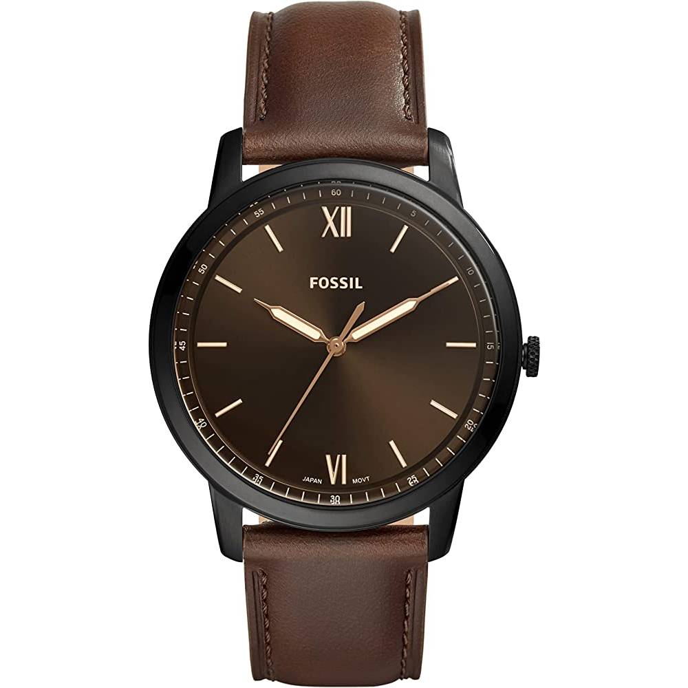 Fossil Men's Minimalist Stainless Steel Slim Casual Watch | Multiple Colors - BDRBR