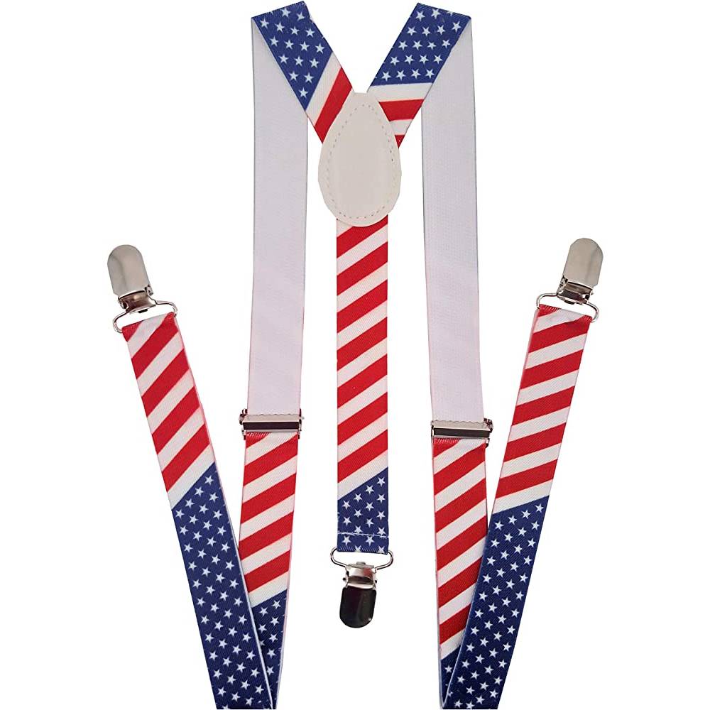 Navisima Adjustable Elastic Y Back Style Unisex Suspenders for Men and Women With Strong Metal Clips | Multiple Colors - AF