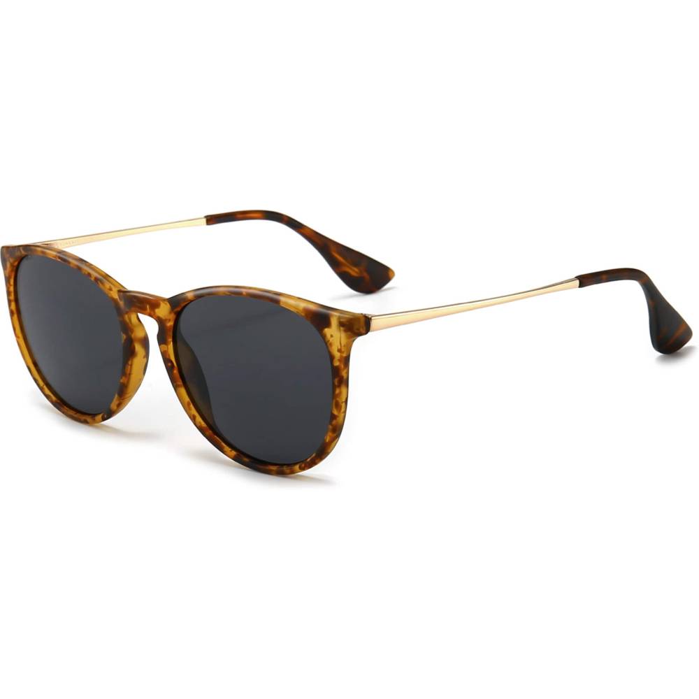 SUNGAIT Vintage Round Sunglasses for Women Men Classic Retro Designer Style | Multiple Colors - PGP