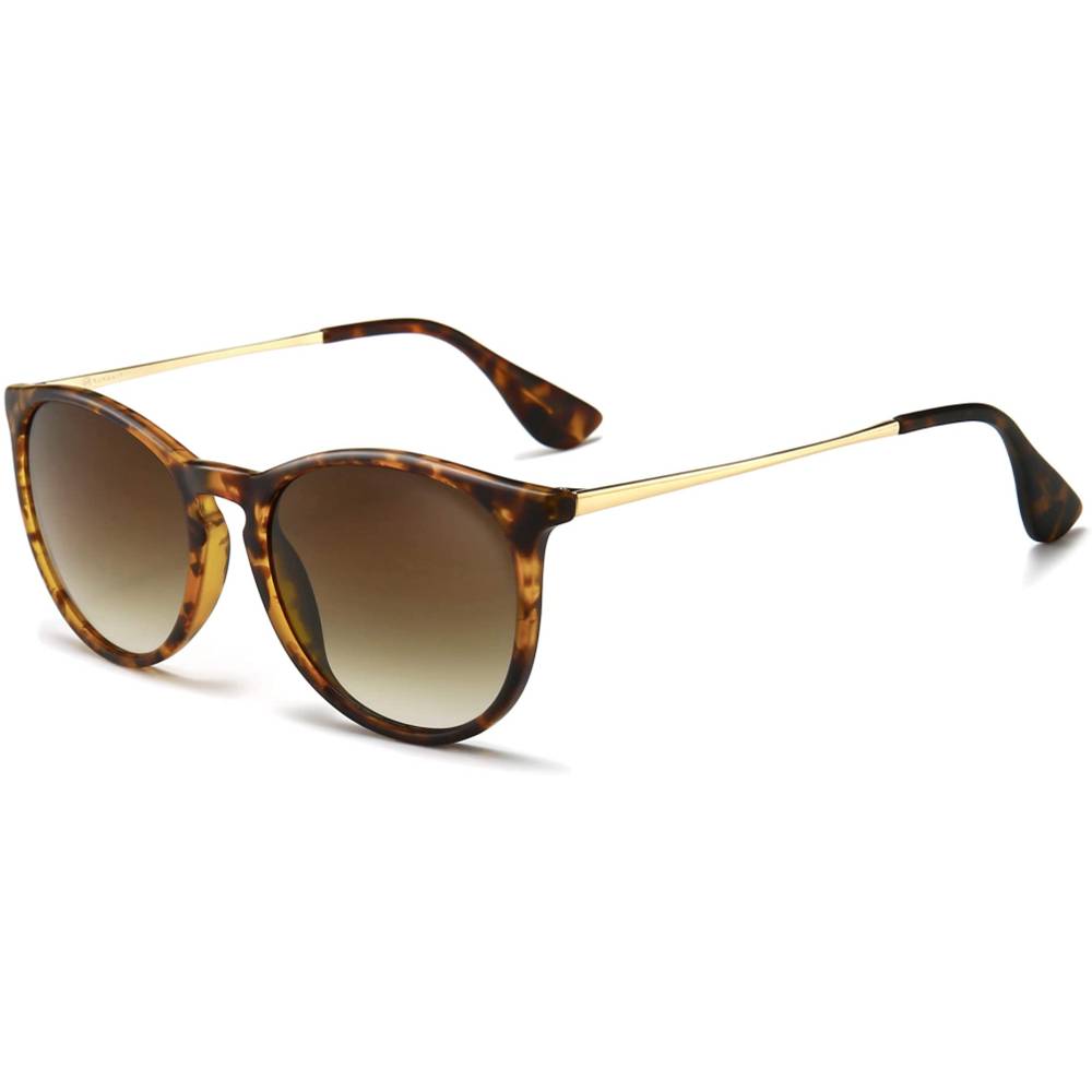 SUNGAIT Vintage Round Sunglasses for Women Men Classic Retro Designer Style | Multiple Colors - PBG