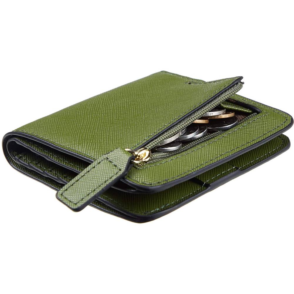Toughergun Womens Rfid Blocking Small Compact Bifold Luxury Genuine Leather Pocket Wallet Ladies Mini Purse with ID Window | Multiple Colors and Sizes - CAG