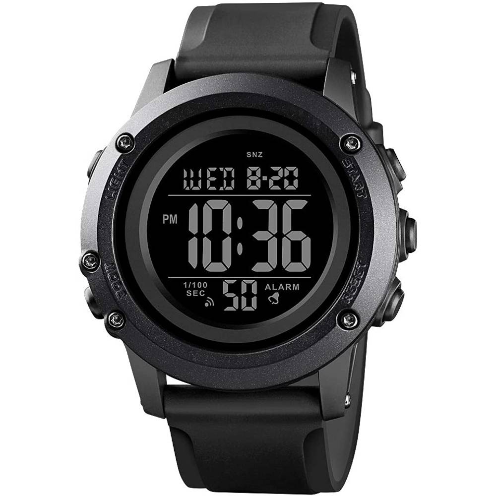 Men's Digital Sports Watch Large Face Waterproof Wrist Watches for Men with Stopwatch Alarm LED Back Light - BBBD