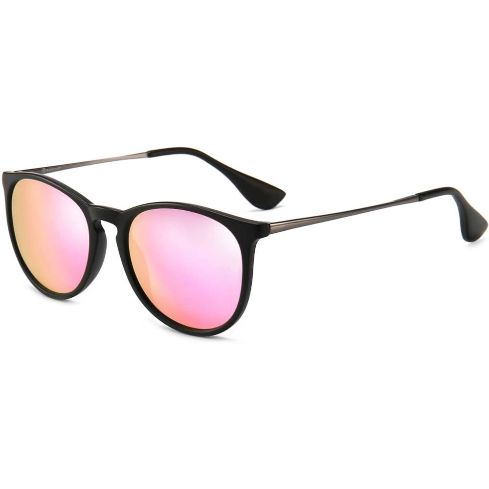 SUNGAIT Vintage Round Sunglasses for Women Men Classic Retro Designer Style | Multiple Colors - SPK