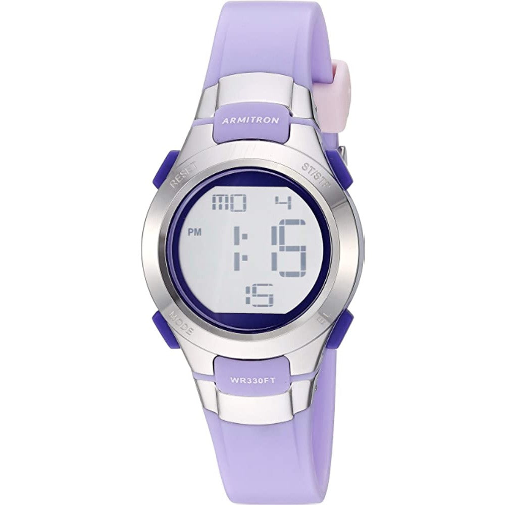 Armitron Sport Women's Digital Chronograph Resin Strap Watch, 45/7012 - LS