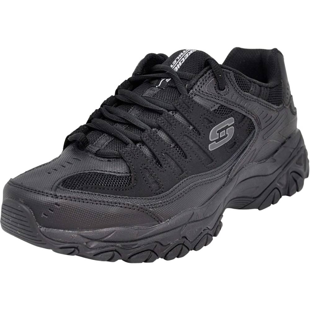 Skechers Men's Afterburn Memory-Foam Lace-up Sneaker | Multiple Colors and Sizes - BB