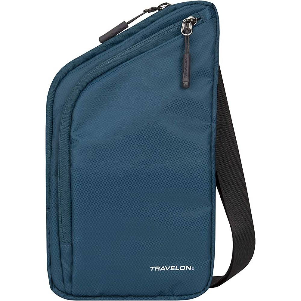 Travelon: World Travel Essentials Slim Crossbody Bag - PET