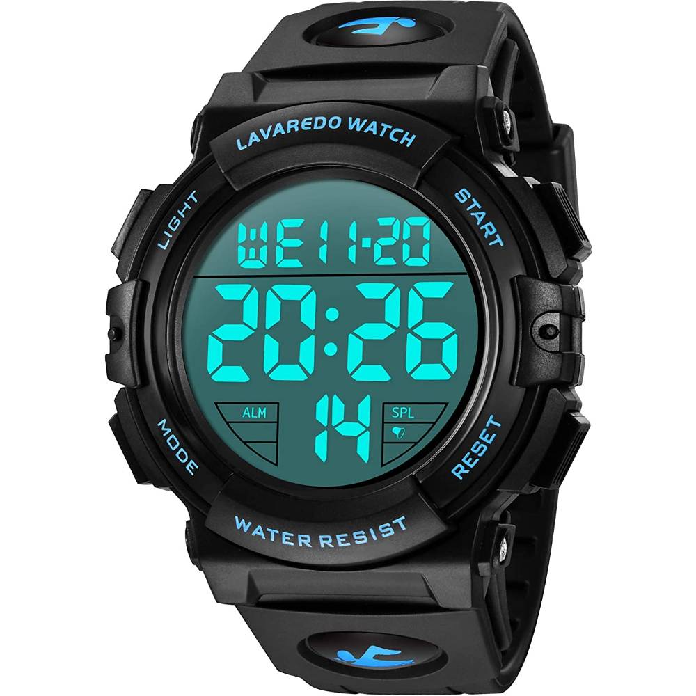 Mens Digital Watch - Sports Military Watches Waterproof Outdoor Chronograph Military Wrist Watches for Men with LED Back Ligh/Alarm/Date | Multiple Colors - BL