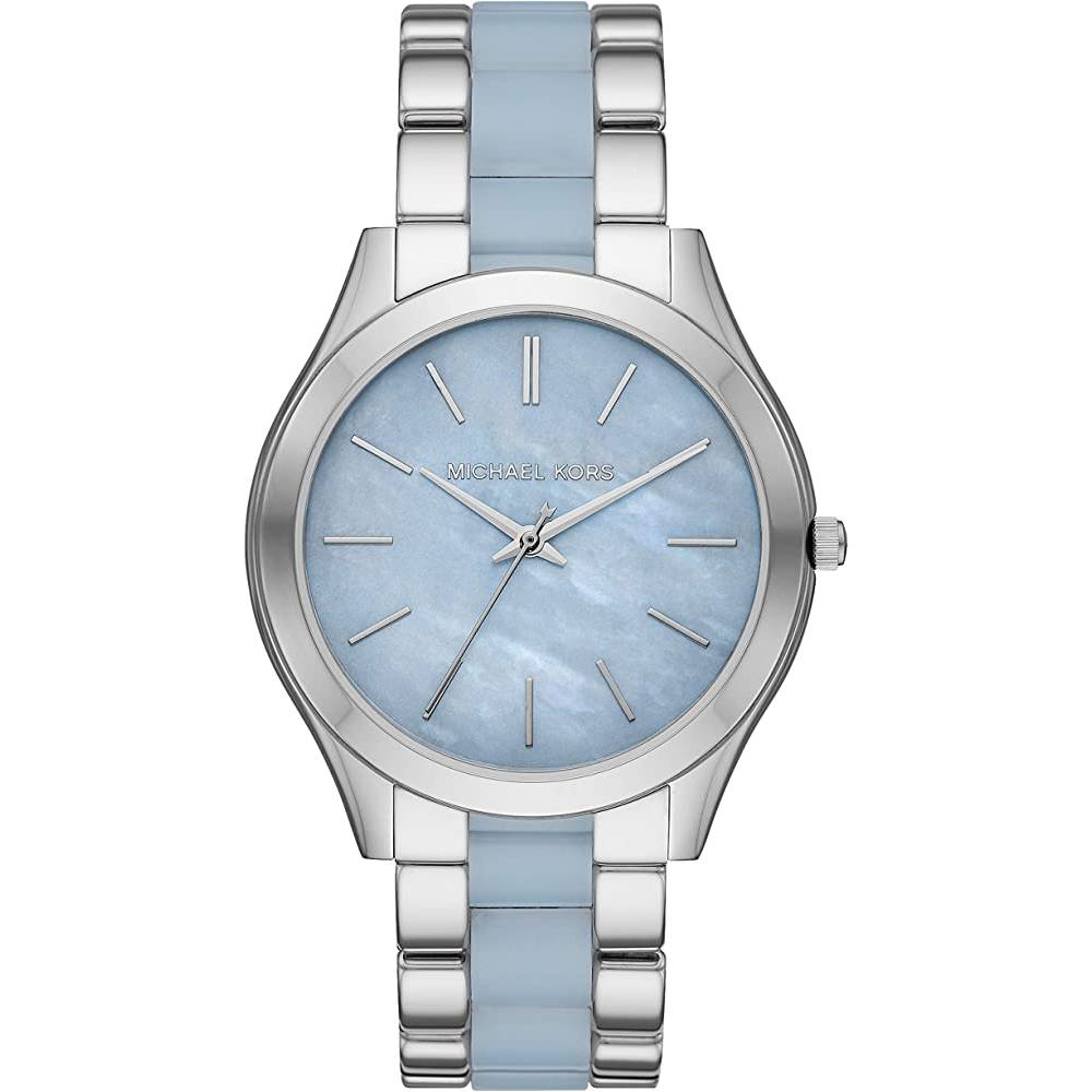 Michael Kors Women's Slim Runway Three-Hand Stainless Steel Quartz Watch - SB