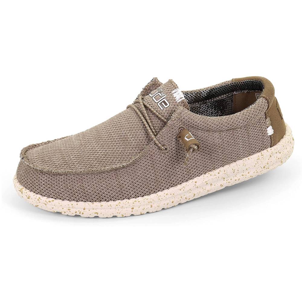 Hey Dude Men's Wally Sox Onyx Multiple Colors | Men’s Shoes | Men's Lace Up Loafers | Comfortable & Light-Weight - SN