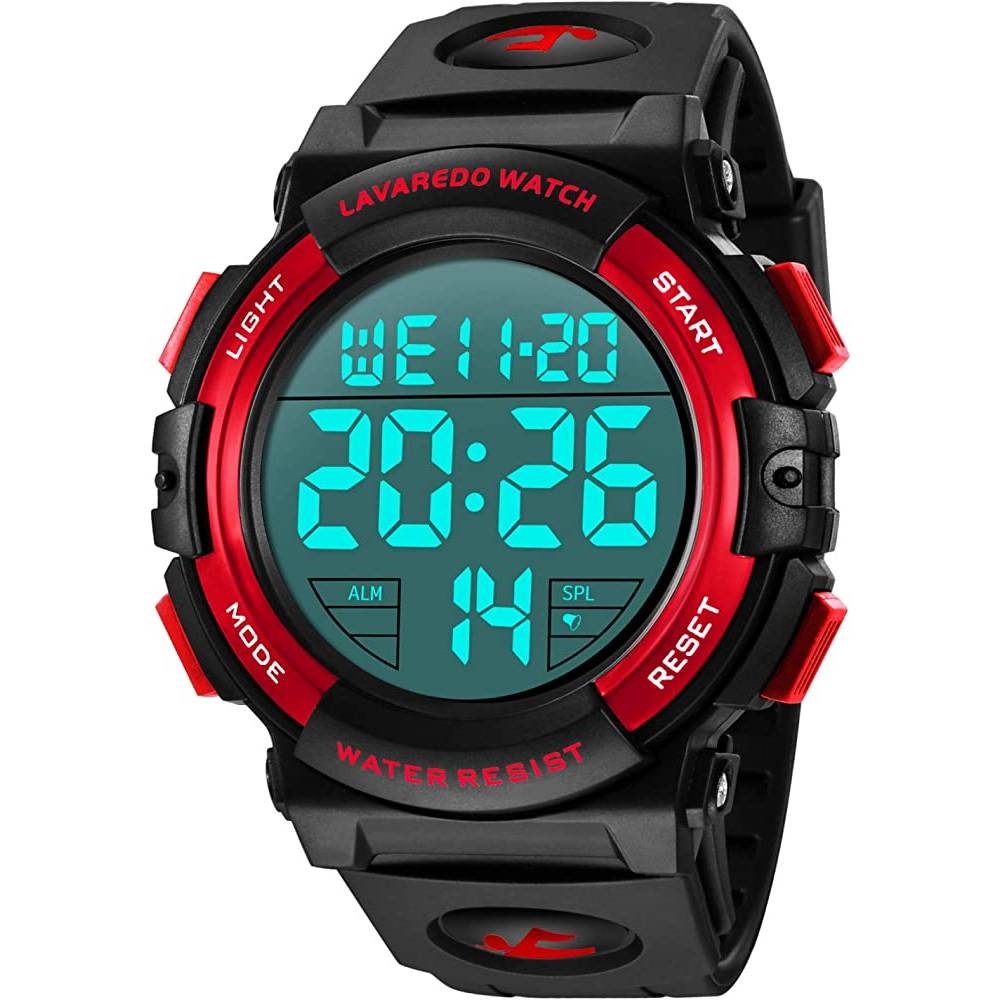 Mens Digital Watch - Sports Military Watches Waterproof Outdoor Chronograph Military Wrist Watches for Men with LED Back Ligh/Alarm/Date | Multiple Colors - R