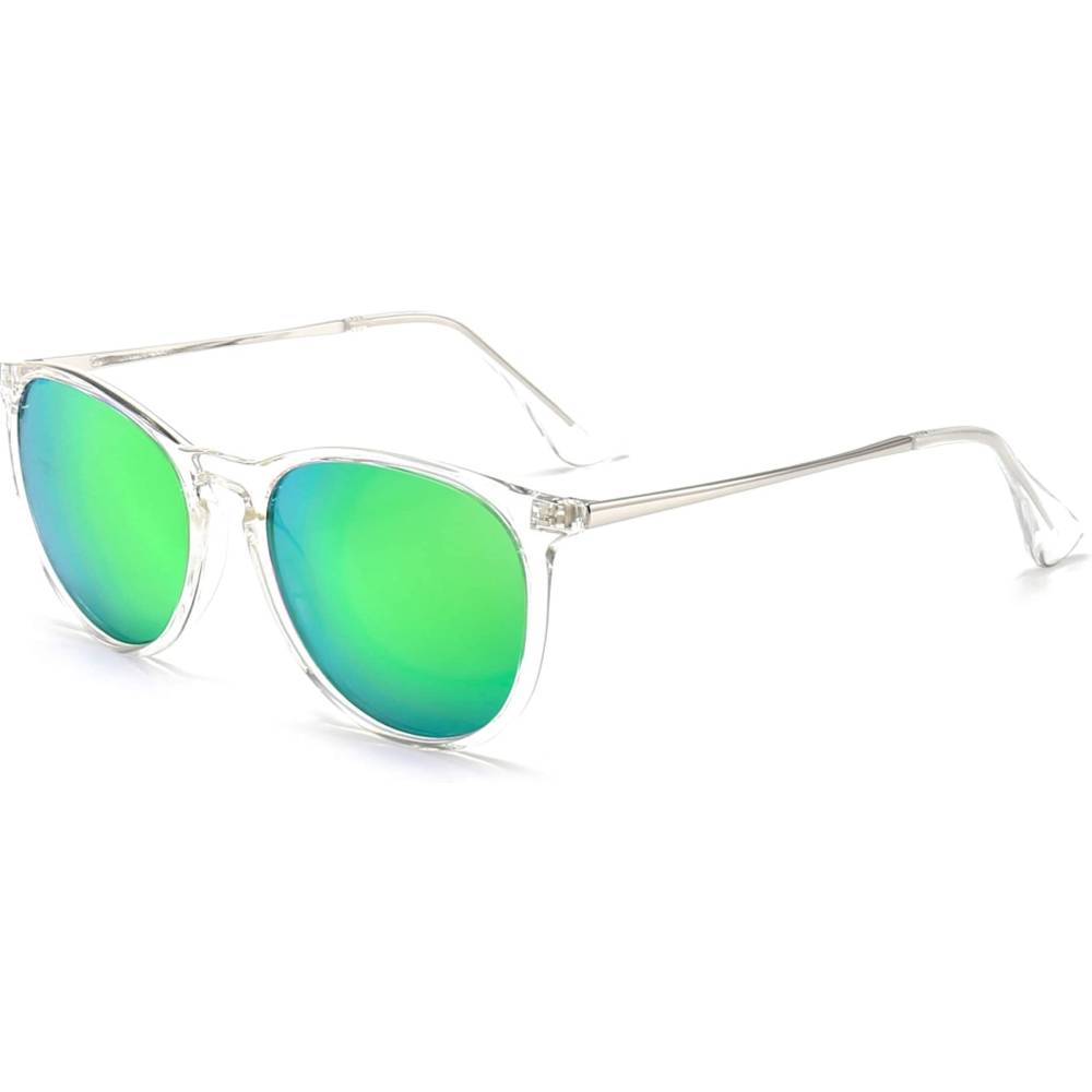 SUNGAIT Vintage Round Sunglasses for Women Men Classic Retro Designer Style | Multiple Colors - GMLE