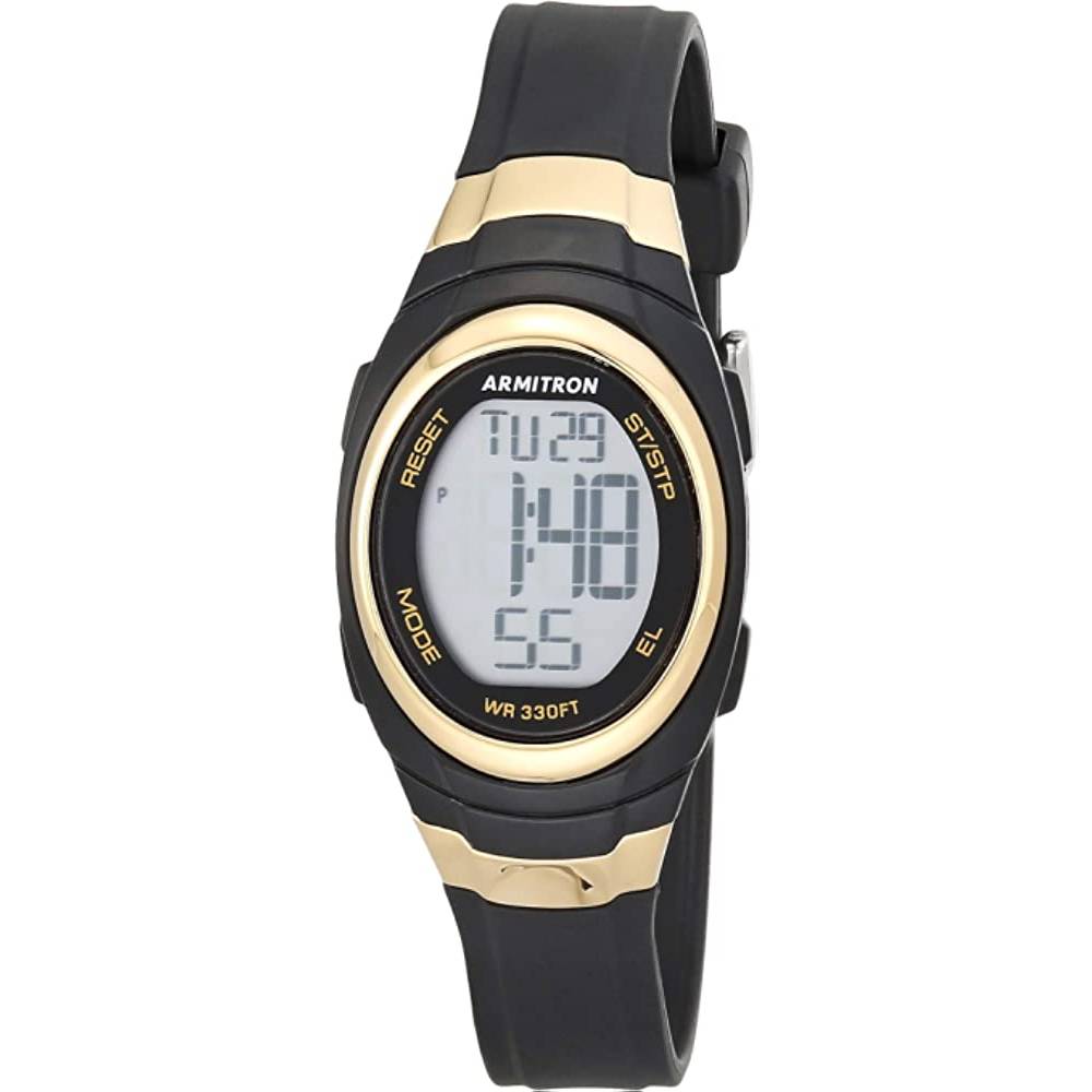 Armitron Sport Women's Digital Chronograph Resin Strap Watch, 45/7034 - BG