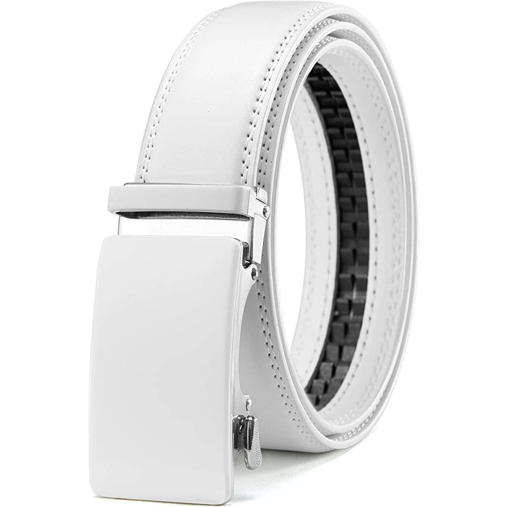 CHAOREN Ratchet Belt for men - Mens Belt Leather 1 3/8" for Casual Jeans - Micro Adjustable Belt Fit Everywhere - EMW