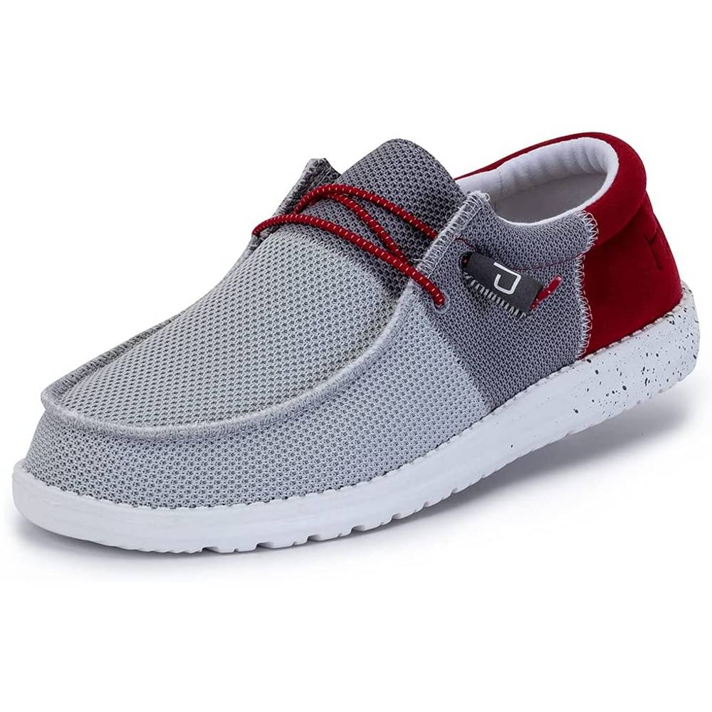 Hey Dude Men's Wally Sox Onyx Multiple Colors | Men’s Shoes | Men's Lace Up Loafers | Comfortable & Light-Weight - FDGR