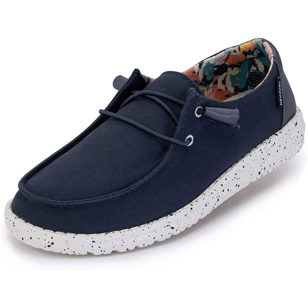 Hey Dude Women's Wendy Lace-Up Loafers Comfortable & Lightweight Ladies Shoes Multiple Sizes & Colors - D