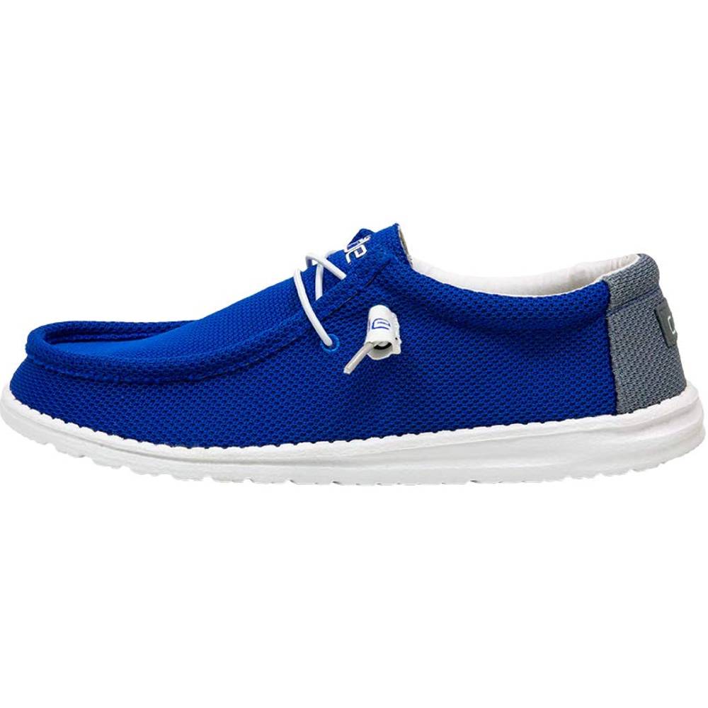 Hey Dude Men's Wally Sox Onyx Multiple Colors | Men’s Shoes | Men's Lace Up Loafers | Comfortable & Light-Weight - SGBL