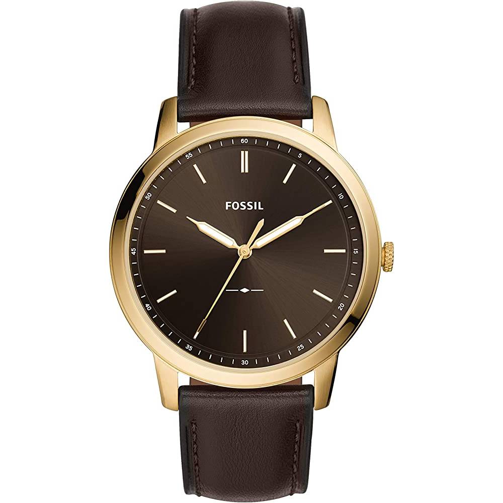 Fossil Men's Minimalist Stainless Steel Slim Casual Watch | Multiple Colors - GDRBR