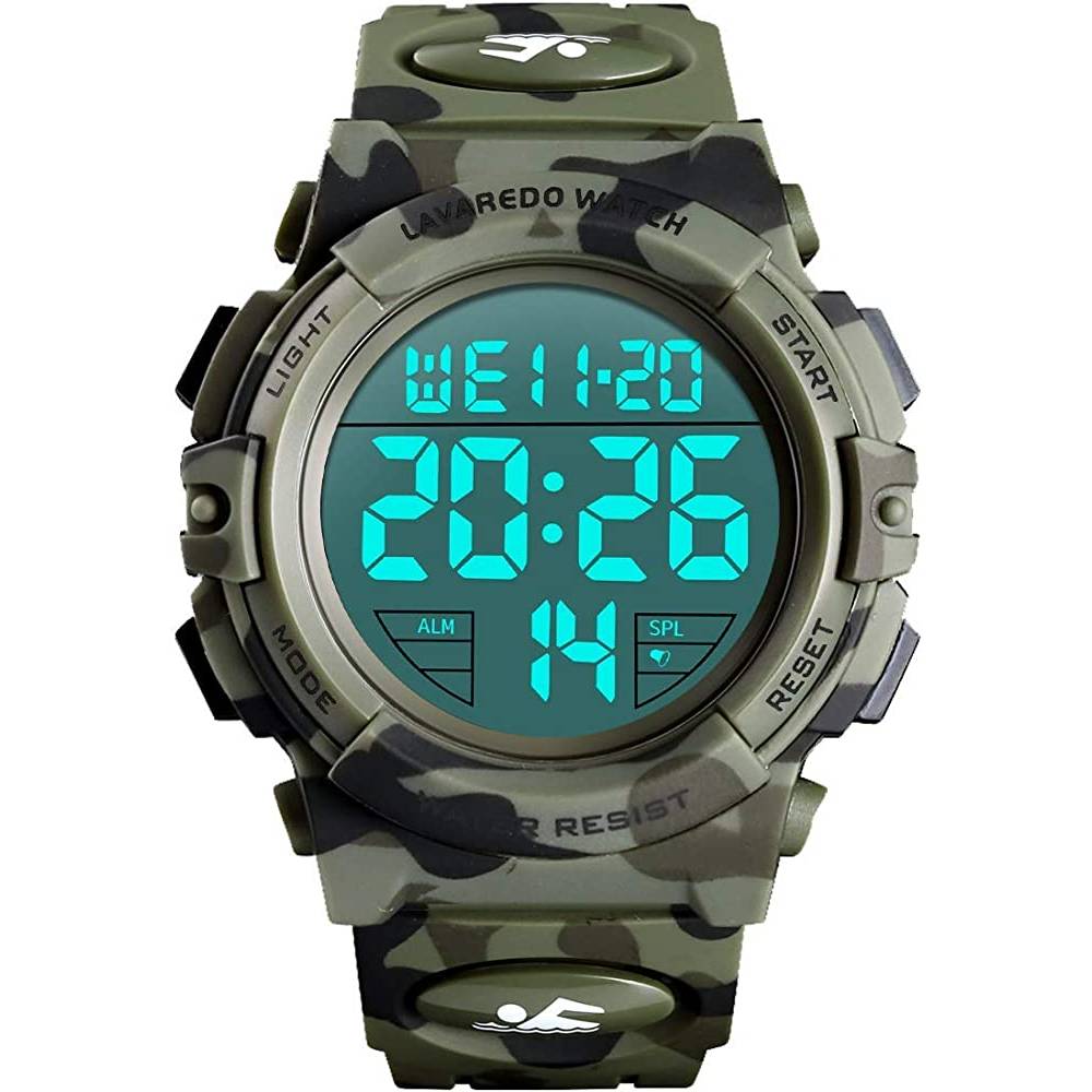 Mens Digital Watch - Sports Military Watches Waterproof Outdoor Chronograph Military Wrist Watches for Men with LED Back Ligh/Alarm/Date | Multiple Colors - AR