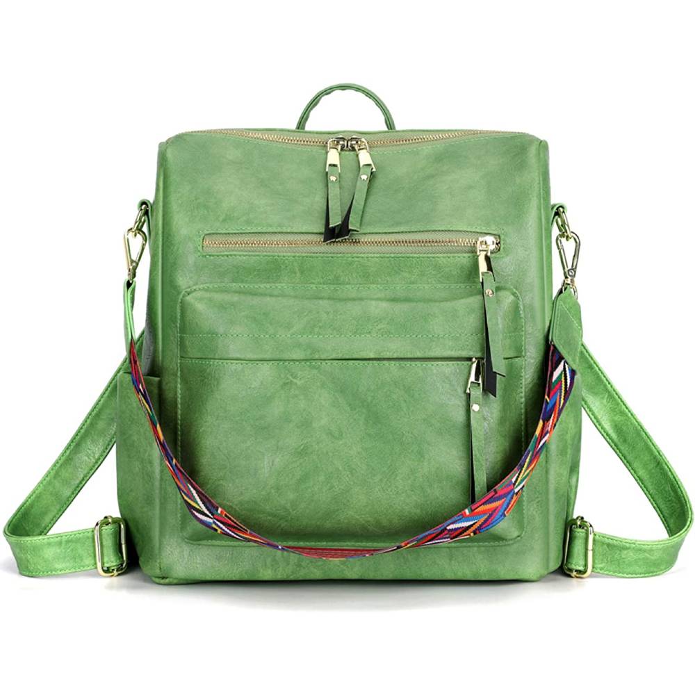 Women's Fashion Backpack Purses Multipurpose Design Handbags and Shoulder Bag PU Leather Travel bag | Multiple Colors - LGE